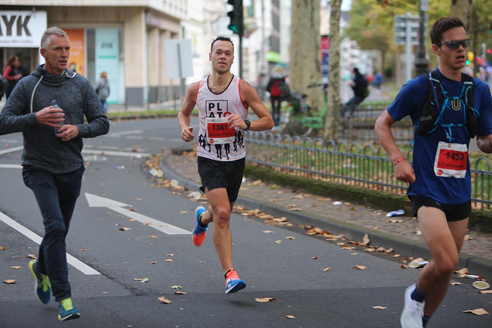 Jeroen running a marathon